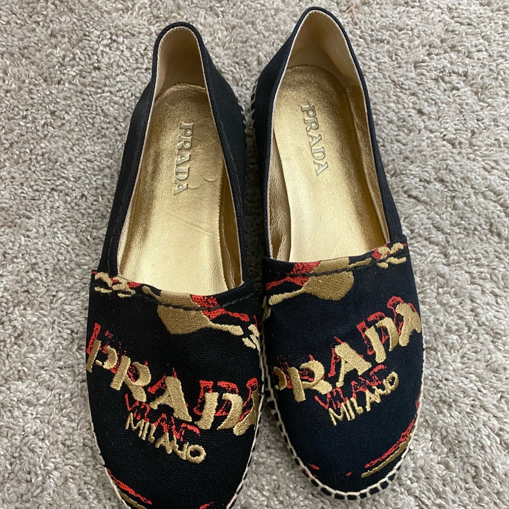 Prada espadrille 7 1/2